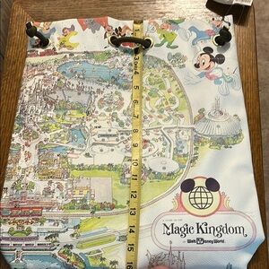 Disney Magic Kingdom Map Drawstring Bag - Multicolor